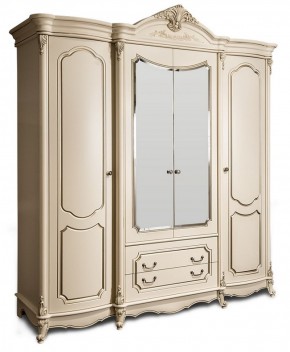 Шкаф 4-х створчатый Мона Лиза (крем) в Режи - rezh.ok-mebel.com | фото 3